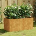 vidaXL Planter 80x40x40 cm Corten Steel