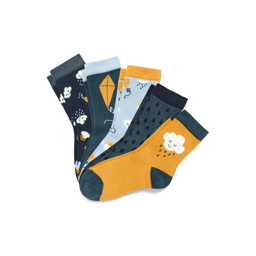 5 Kinder-Socken, schiefer