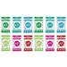 PUR Gum 6 Flavor Assortment Spearmint Peppermint Pomegranate Mint Wintergreen Cinnamon Coolmint (Pack Of 12)