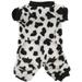 1Pc Elastic Corgi Sleepwear Leisure Pet Costume Dog Home Dressing (Black White)