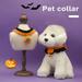 SSBSM Halloween Pet Collar Stylish Comfortable Dogs Cats Festive Neck Strap for Party Halloween Decoration