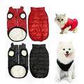 Ponyta Pet Dog Cat Warm Vest Coat for Winter Windproof Waterproof Jacket 2 Pcs