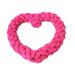 Dog Heart-shaped Rope Toys for Aggressive Chewers Durable Dog Rope Toy Heavy Duty Cotton Chew Rope Toy for Small Medium Breed Dog Tug of War Teeth Cleaning