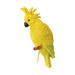 Holiday Savings! WJSXC Simulated Parrot Fish Tank Pendant Fish Tank Decoration Fish Tank Wall Hanging Cute Bird Ornament Yellow