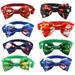 FRCOLOR 8Pcs Christmas Bowknot Ties Pet Costume Ornament Festival Supply (Random Color)