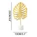 Holiday Savings! WJSXC Nordic Metal Turtle Leaf Furnishing Gold Leaf Crafts Desktop Abstract Sculpture Gold L