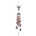 Bluethy 1 Set Wind Chime Exquisite Vintage Decorative Metal Angel Windbell Hanging Ornament Decor Home Supply