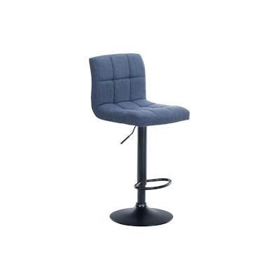 CLP Barhocker Calma Stoff blau/schwarz Image