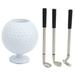 Golfer 15Ã—10Ã—10 Desktop Pen With 3 Pens Plastic Golfer Set Gift