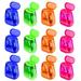 Dainzusyful School Supplies Office Supplies Pencil Sharpener Handheld With Lid Dual For Kids 12PCS Holes Sharpeners Manual Office & Stationery Cute School Supplies