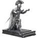 HHEN Magnetic Pen Holder for Desk Knight Pen Holder Cool Desk Accessories Roman Commander Kneeling Pencil Holders Finish Statue with Sword Holder