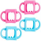 Hemoton 4pcs Baby Bottle Handles Silicone Bottle Handles Cup Handle Baby Bottle Holder