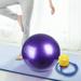 Stability Ball Pilates Ball with Pump Heavy Duty Non Slip Balance Ball Chair Yoga Ball for Gym Woman Home Practice Competition 65cm