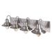 Xtricity - 4 Light Vanity Light 27.1 Width From the Baltimore Collection Nickel Finish