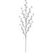 12 Artificial Silver Berry Stem - Decorative Faux Plant Branches for Home Wedding and Holiday DÃ©cor - Lifelike & Design - Set of 12 Stems Included - Silver