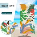 Sulgyt Microfiber Beach Towels Sand Free Beach Towel Quick Dry Beach Towel Extra Large Beach Towels for Adults Kids Travel Towel Camping Towel for Travel Swimming Pool Camping