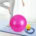 Stability Ball Pilates Ball with Pump Heavy Duty Non Slip Balance Ball Chair Yoga Ball for Gym Woman Home Practice Competition 75cm Pink