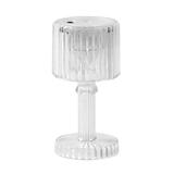 Aihimol Creative Small Mini Lamp LED Night Light Warm White Clear Crystal Acrylic LED Desk Lamps Mini Table Lamp Decorative Accent Night Lights for a Child`s Party Child`s Vanity Bar Decor