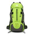 50L Hiking Backpack Waterproof Camping Backpack with Rain Cover Travel Day Pack Bag with Shoe Compartment for Backpacking Climbing