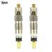 2x Bike Bicycle Removable Valve Cores Brass Bike French Valve Core Replacement