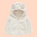 VerPetridure Toddler Baby Boys Girls Plush Hooded Jacket Cute Bear Ears Hoodies Coat Winter Thicken Warm Outwear for Kids Size 6M-4T