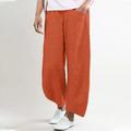 AOOCHASLIY Women Classic Fashion Solid Color Loose Relaxed Wide Leg Pants