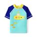 Gymboree Boys and Toddler Embroidered Short Sleeve Rashguard Submarine 5T