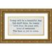 SD Graphics Studio 32x18 Gold Ornate Wood Framed with Double Matting Museum Art Print Titled - A Beautiful Day