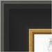 11x13 Inch Black Picture Frame This 2.00 Inch Custom MDF Poster Frame is Black Velvet with - 2 - Comes with Regular Glass and Corrugated Backing (2WOMBW285-1230-11x13)
