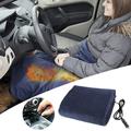 Heated Blanket Car Electric Blanket 12V Electric Heated Travel Blanket Lightweight Portable Electric Blanket For Cars For Cold Weather And Camping Use Navy Giyblacko