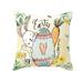 Easter Day Pillow Covers Easter Throw Pillow Covers Cartoon Easter Bunny Eggs Decorative Pillowcase Cotton Pillow Cushion Case For Living Room Sofa Couch 18x18 Inch Satin Pillowcase Morning Glamour