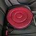 PRINxy 360Â° Rotating Seat Cushion Car Seat Rotating Revolving Cushion Memory Swivel Foam Mobility Aid Seat Lovely Household Office Decoration Red