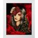 Sheena Pike Art 12x14 White Modern Wood Framed Museum Art Print Titled - Creep - Malevolent Collection