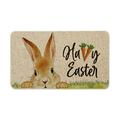 Hxroolrp Floor Mats For Home 1PCS Easter Bunny Mats Floor Mats Holiday Mats Welcome Door Mats Polyester Door Mats St. Patricks Day 1PCS Floor Mats