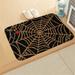 Shldybc Halloween Decorations on Clearance Halloween Spider Rug Halloween Spider s Web Area Rug Spooky Gothic Mat Non-Slip Tufted Mats for Front Door Bathroom Kitchen Room 2x2.6ft