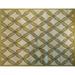 POP Accents Diamonds Yellow - 5 ft x 7 ft Space Rug - Yellow - 5 ft x 7 ft