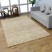 RUGSOTIC CARPETS HAND TUFTED WOOL ECO-FRIENDLY AREA RUGS - 9 x12 Rectangle Light Brown Modern Contemporary Design High Pile Thick Handmade Anti Skid Area Rugs for Living Room Bed Room (K00512)