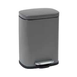 WENKO Treteimer Mod. Leno Easy-Close Grau Image