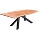 Esstisch SIT Tische Gr. B/H/T: 200 cm x 79 cm x 100 cm, 200x100 cm, beige (natur, antikschwarz, natur) Esstische rechteckig