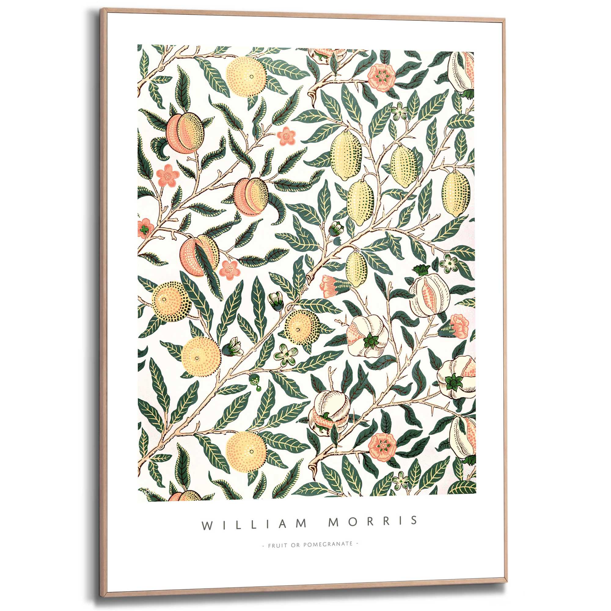 Poster REINDERS "William Morris", bunt (farbe bild(er): bunt), B:50cm H:70cm T:2,2cm, MDF, Bilder Image