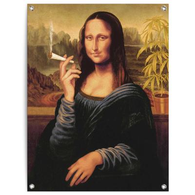Poster REINDERS "Mona Lisa - joint", braun (farbe bild(er): braun), B:60cm H:80cm T:0,1cm, Leinwand, Bilder, Outdoor für Garten oder Balkon Image