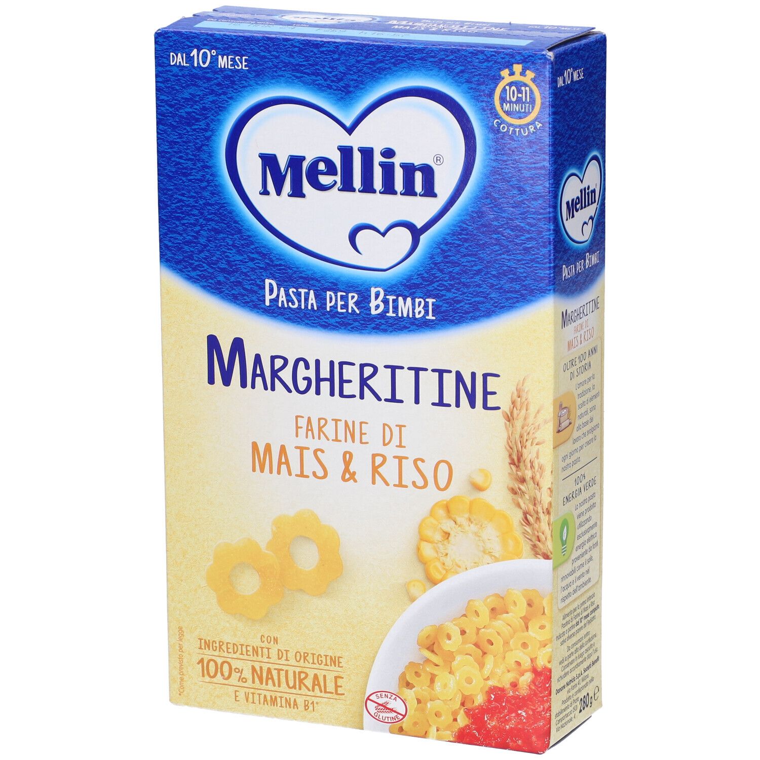 Mellin Margheritine Con Mais E Riso 280 G g Altro