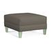 Braxton Culler Alexa 30" Wide Square Standard Ottoman Polyester in Blue | 19 H x 30 W x 30 D in | Wayfair 768-009/0120-61/CELERY