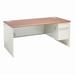 HON 38000 Series Executive Desk Metal in Gray | 29.5" H x 66" W x 30" D | Wayfair H38291R.C.L