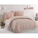 East Urban Home Eshmaal Powder Cotton Blend Modern & Contemporary 3 Piece Duvet Cover Set Cotton in White | Wayfair