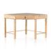 Birch Lane™ Kenzie Corner Desk, Leather in Brown/Gray | 31 H x 41 W x 41 D in | Wayfair 671D59D0C4734DBFA66DD95574DD735B