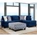 Blue Sectional - Rosdorf Park Kadijha 2 - Piece Upholstered Chaise Sectional | 41 H x 123.5 W x 79 D in | Wayfair FF82C1ABC77B48FABE96B9D32CC4616B
