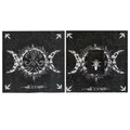 Autel Tarot Tissu Velours 19 "× 19" pour w / Tarot Sac Triple Déesse Moon Phases Astrologie Tarot