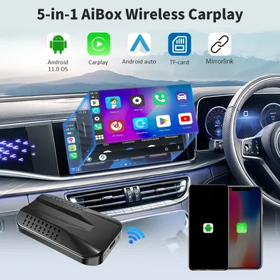 Leranda-CarPlay AI Box sans fil adaptateur automatique Android limitation de voiture série c9