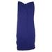BCBGMAXAZRIA Casual Dress - Mini High Neck Sleeveless: Blue Print Dresses - Women's Size Small